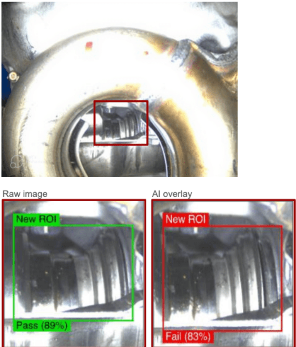 AI-powered soft-set detection system inspecting press-fit and interference-fit assemblies including half-shafts and automotive driveline components for hidden assembly defects