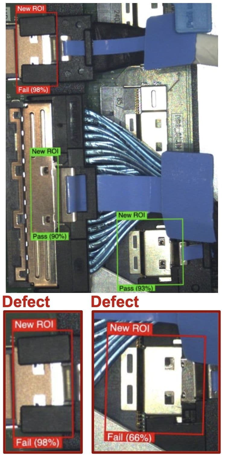 Electronics Connector Assembly Verification Electronics Connector Assembly Verification - Electronics case study image showing ensuring 100% assembly accuracy for high-reliability connector systems in consumer electronics