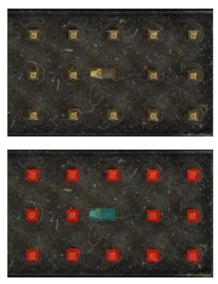 Multi-Component Connector Alignment and Pin Inspection Multi-Component Connector Alignment and Pin Inspection — Connectors defect inspection example
